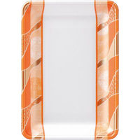 エフピコ 発泡トレー FLB-A28-30 鮮彩オレンジ 4F180286 1ケース(900個(100個×9))（直送品）