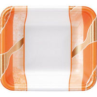 エフピコ 発泡トレー FLB-V13-30 鮮彩オレンジ 4F181136 1ケース(2800個(100個×28))（直送品）