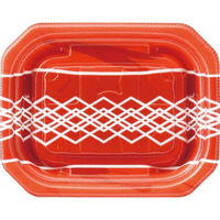 エフピコ 惣菜容器 MFPパシオ14-11 チアレッド 4M007004 1ケース(1500個(50個×30))（直送品）