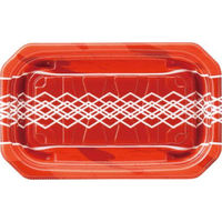 エフピコ 惣菜容器 MFPパシオ18-11 チアレッド 4M007034 1ケース(1200個(50個×24))（直送品）