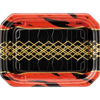 エフピコ 惣菜容器 MFPパシオ18-13 チア黒赤 4M007046 1ケース(900個(50個×18))（直送品）