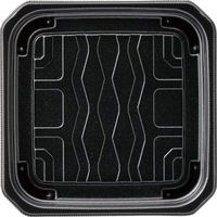 エフピコ 惣菜容器 MFPパシオ18-18 黒 4M007051 1ケース(600個(50個×12))（直送品）