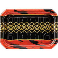 エフピコ 惣菜容器 MFPパシオ19-13 チア黒赤 4M007066 1ケース(800個(50個×16))（直送品）