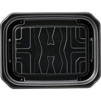 エフピコ 惣菜容器 MFPパシオ19-15 黒 4M007071 1ケース(800個(50個×16))（直送品）