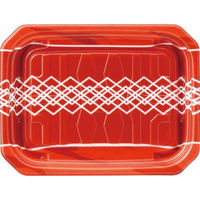 エフピコ 惣菜容器 MFPパシオ19-15 チアレッド 4M007074 1ケース(800個(50個×16))（直送品）