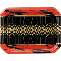 エフピコ 惣菜容器 MFPパシオ19-15 チア黒赤 4M007076 1ケース(800個(50個×16))（直送品）