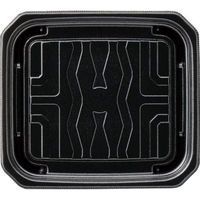 エフピコ 惣菜容器 MFPパシオ19-17 黒 4M007081 1ケース(600個(50個×12))（直送品）