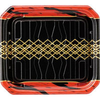 エフピコ 惣菜容器 MFPパシオ19-17 チア黒赤 4M007086 1ケース(600個(50個×12))（直送品）