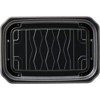 エフピコ 惣菜容器 MFPパシオ22-15 黒 4M007091 1ケース(600個(50個×12))（直送品）