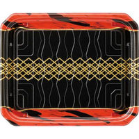 エフピコ 惣菜容器 MFPパシオ23-19 チア黒赤 4M007206 1ケース(450個(50個×9))（直送品）