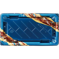 エフピコ 寿司容器 麗角 2-5 うるわし青 54000205 1ケース(600個(50個×12))（直送品）