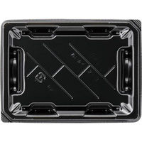 エフピコ 寿司容器 麗角 2-3 黒 54030203 1ケース(800個(50個×16))（直送品）