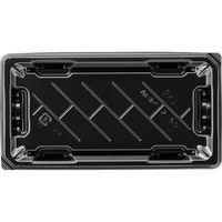 エフピコ 寿司容器 麗角 2-5S 黒 54035205 1ケース(600個(50個×12))（直送品）