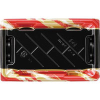 エフピコ 寿司容器 麗角 2-4 京みやび赤 54040204 1ケース(600個(50個×12))（直送品）