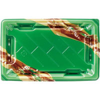 エフピコ 寿司容器 麗角 2-4 うるわし緑 54050204 1ケース(600個(50個×12))（直送品）