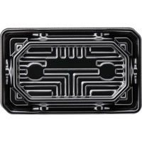 エフピコ 刺身容器 涼角 20-12 黒 55002012 1ケース(1000個(50個×20))（直送品）