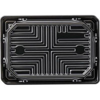 エフピコ 刺身容器 涼角 24-17 黒 55002417 1ケース(600個(50個×12))（直送品）