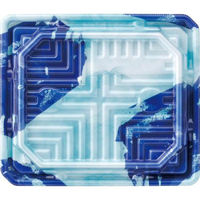 エフピコ 刺身容器 涼角 20-17 ななみ青 55012017 1ケース(600個(50個×12))（直送品）