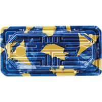 エフピコ 刺身容器 涼角 24-12 れん石青 55012412 1ケース(600個(50個×12))（直送品）