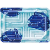 エフピコ 刺身容器 涼角 24-17 ななみ青 55022417 1ケース(600個(50個×12))（直送品）