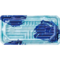 エフピコ 刺身容器 涼角 24-12 ななみ青 55022412 1ケース(600個(50個×12))（直送品）