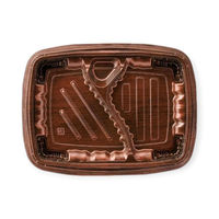 エフピコ 弁当容器 MSDレイア24-18-2 Mオーク 7E012425 1ケース(600個(50個×12))（直送品）