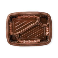 エフピコ 弁当容器 MSDレイア24-18-3 Mオーク 7E012430 1ケース(600個(50個×12))（直送品）