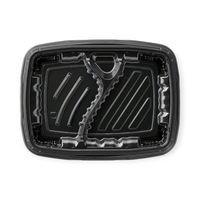 エフピコ 弁当容器 MSDレイア24-18-4 黒 7E012433 1ケース(600個(50個×12))（直送品）