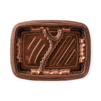 エフピコ 弁当容器 MSDレイア24-18-4 Mオーク 7E012435 1ケース(600個(50個×12))（直送品）