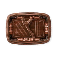 エフピコ 弁当容器 MSDレイア24-17-1 Mオーク 7E012440 1ケース(600個(50個×12))（直送品）