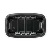 エフピコ 弁当容器 MSDレイア24-15 黒 7E012443 1ケース(600個(50個×12))（直送品）