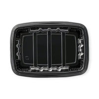 エフピコ 弁当容器 MSDレイア24-17 黒 7E012447 1ケース(600個(50個×12))（直送品）