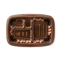 エフピコ 弁当容器 MSDレイア23-15-1 Mオーク 7E012459 1ケース(600個(50個×12))（直送品）