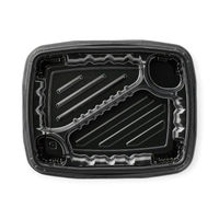 エフピコ 弁当容器 MSDレイア24-19-1 黒 7E012462 1ケース(600個(50個×12))（直送品）