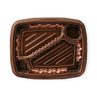 エフピコ 弁当容器 MSDレイア24-19-1 Mオーク 7E012464 1ケース(600個(50個×12))（直送品）