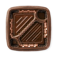 エフピコ 弁当容器 MSDレイア21-21-1 Mオーク 7E012469 1ケース(600個(50個×12))（直送品）