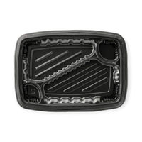 エフピコ 弁当容器 MSDレイア27-19-1 黒 7E012719 1ケース(400個(50個×8))（直送品）