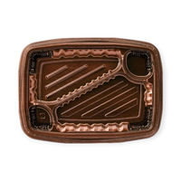 エフピコ 弁当容器 MSDレイア27-19-1 Mオーク 7E012721 1ケース(400個(50個×8))（直送品）