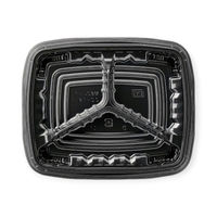 エフピコ 弁当容器 MSDレイア22-18-1 黒 7E022218 1ケース(600個(50個×12))（直送品）