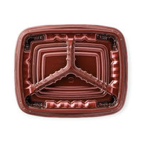 エフピコ 弁当容器 MSDレイア22-18-1 Mエンジ 7E022219 1ケース(600個(50個×12))（直送品）