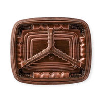 エフピコ 弁当容器 MSDレイア22-18-1 Mオーク 7E022220 1ケース(600個(50個×12))（直送品）