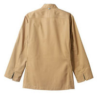 住商モンブラン BW6501-7_M コックコート 兼用 長袖 ベージュ/ブラウン M 1ケース(1個)（直送品）