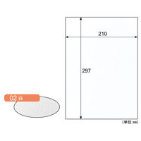 ヒサゴ プリンター用紙 クラッポ小染 はな/白 10枚入 CU02S 1ケース(5個(1個×5))（直送品）