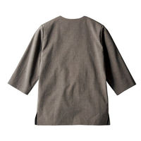 住商モンブラン 和風シャツ OV6502-8_SS プルオーバー 兼用 7分袖 グレー/ネイビー SS 1ケース(1個)（直送品）