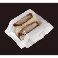 睦化学工業 サンドウィッチ袋 窓付ブレッドバッグ(白) PP000003 1ケース(2000個(100個×20))（直送品）