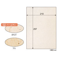 ヒサゴ プリンター用紙 サステナブルクラッポ パームヤシ 10枚入 SC02S 1ケース(5個(1個×5))（直送品）