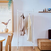 スワロー工業 RACK A ハンガーラック ホワイト T100102 1個（直送品）