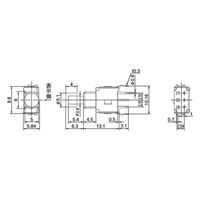 NKKスイッチズ 押しボタンスイッチ ON-(ON)単極双投 AB-15AB 1個（直送品）