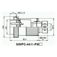 七星科学研究所 NWPCプラグ防水型(シェルφ44・16極) NWPC-4416-PM00 1個（直送品）
