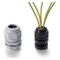 タカチ電機工業 多芯型ケーブルグランド φ25.2 5穴 ブラック RMH25-5B 1個（直送品）